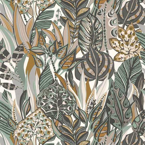Desirade-Behang-Tapete-Casamance-Blanc/Celadon-Rol-75510610-Selected Wallpapers