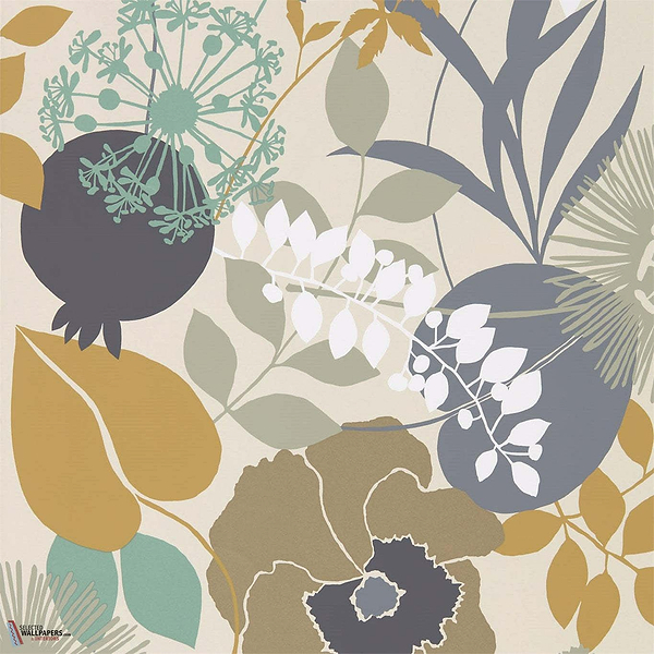 Doyenne-behang-Tapete-Harlequin-Ochre-Rol-111490-Selected Wallpapers