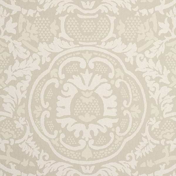 Earl Damask-Behang-Tapete-Thibaut-Flax-Rol-T10841-Selected Wallpapers