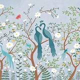 Edo Kids-behang-Tapete-Coordonne-Aqua-Non Woven-9700131-Selected Wallpapers