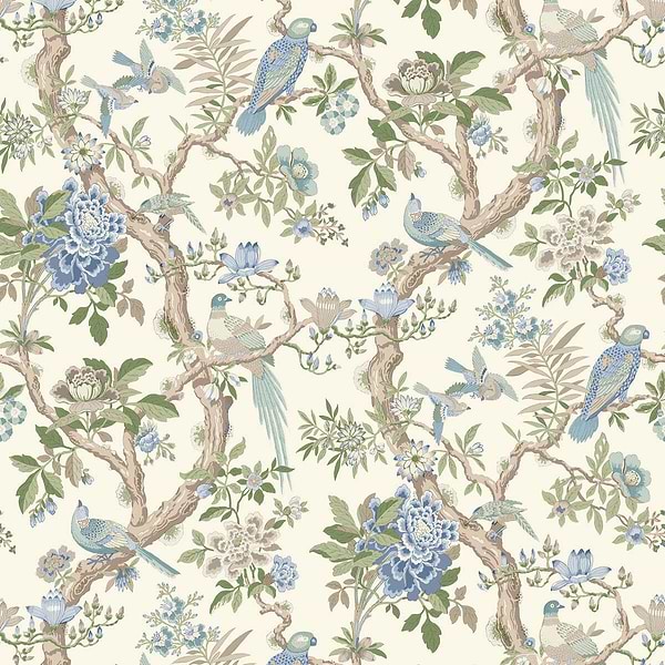 Eltham-Behang-Tapete-GP&J Baker-Blue-Rol-BW45094.1-Selected Wallpapers