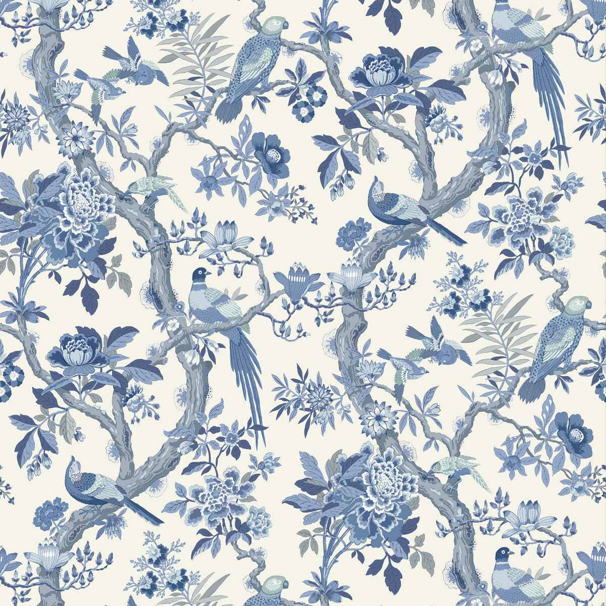 Eltham-Behang-Tapete-GP&J Baker-Indigo-Rol-BW45094.5-Selected Wallpapers