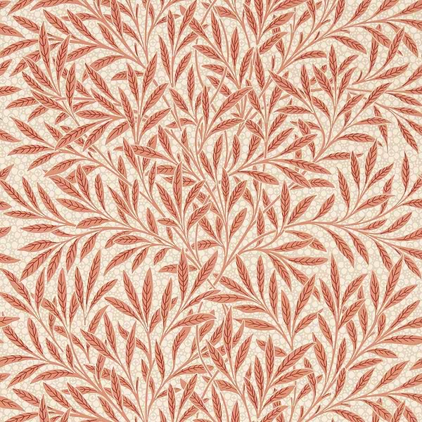 Emery's Willow-behang-Tapete-Morris & Co-Chrysanthemum Pink-Rol-217186-Selected Wallpapers