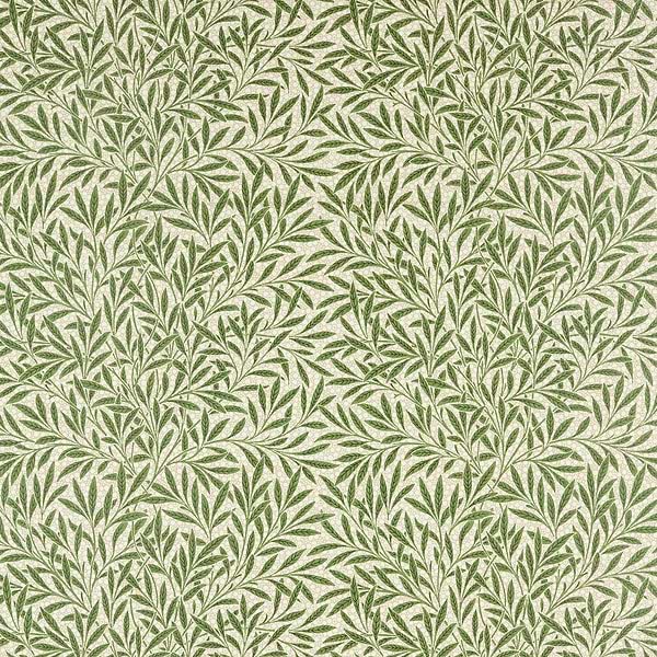 Emery's Willow stof-Fabric-Tapete-Morris & Co-Leaf Green-Meter (M1)-227020-Selected Wallpapers