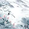 Enchanted Lake-behang-Tapete-Les Dominotiers-Original-Non Woven 70 cm-DOM519-Selected Wallpapers