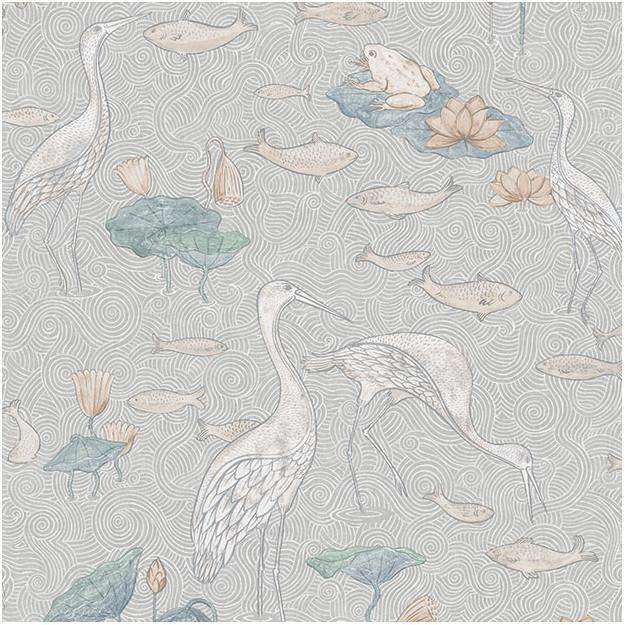 Enchanted River-behang-Tapete-Les Dominotiers-2-Rol-AFD200/2-Selected Wallpapers