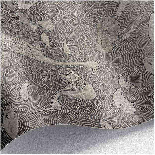 Enchanted River-behang-Tapete-Les Dominotiers-Selected Wallpapers