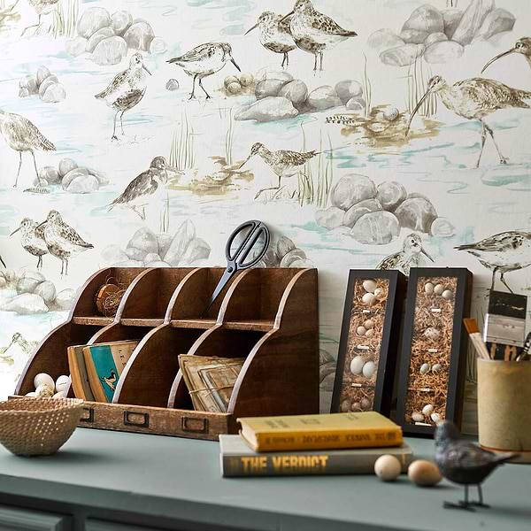 Estuary Birds-behang-Tapete-Sanderson-Selected Wallpapers
