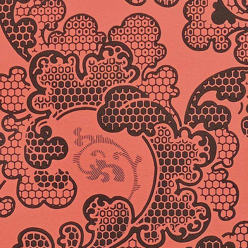 Eugenie-behang-Tapete-Isidore Leroy-Rouge noir-Rol-06240208-Selected Wallpapers