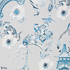 Euphoria Wallcovering-Behang-Tapete-Romo-China Blue-Rol-W448/05-Selected Wallpapers