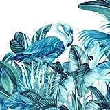 Everglades-behang-Tapete-Les Dominotiers-Turquoise-Non Woven 70 cm-DOM145-3-Selected Wallpapers