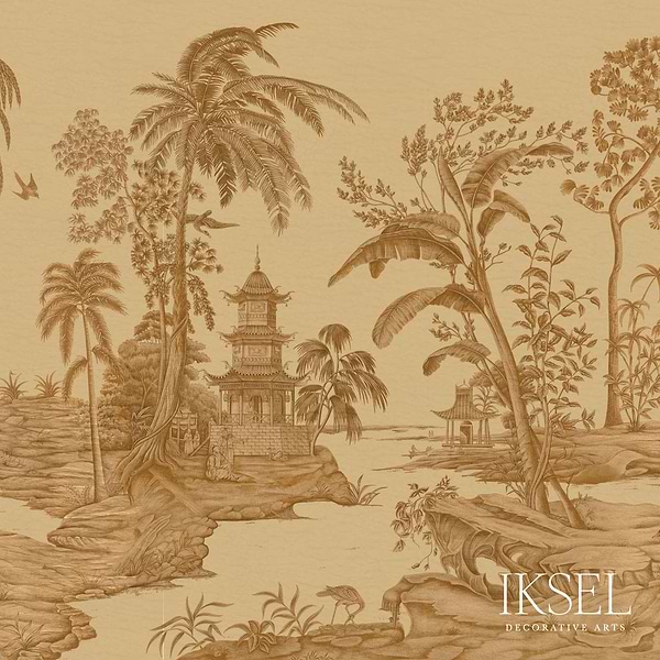 Exotic Chinoiserie-behang-Iksel-Sand-225 cm-SC103_SC66-Selected Wallpapers