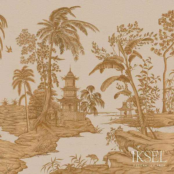 Exotic Chinoiserie-behang-Iksel-Biscuit-225 cm-SC103_SC67-Selected Wallpapers