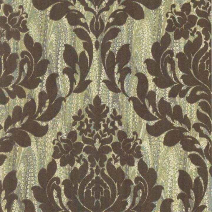 Faversham-Behang-Tapete-1838 wallcoverings-Moss Green-Rol-1602-101-05-Selected Wallpapers