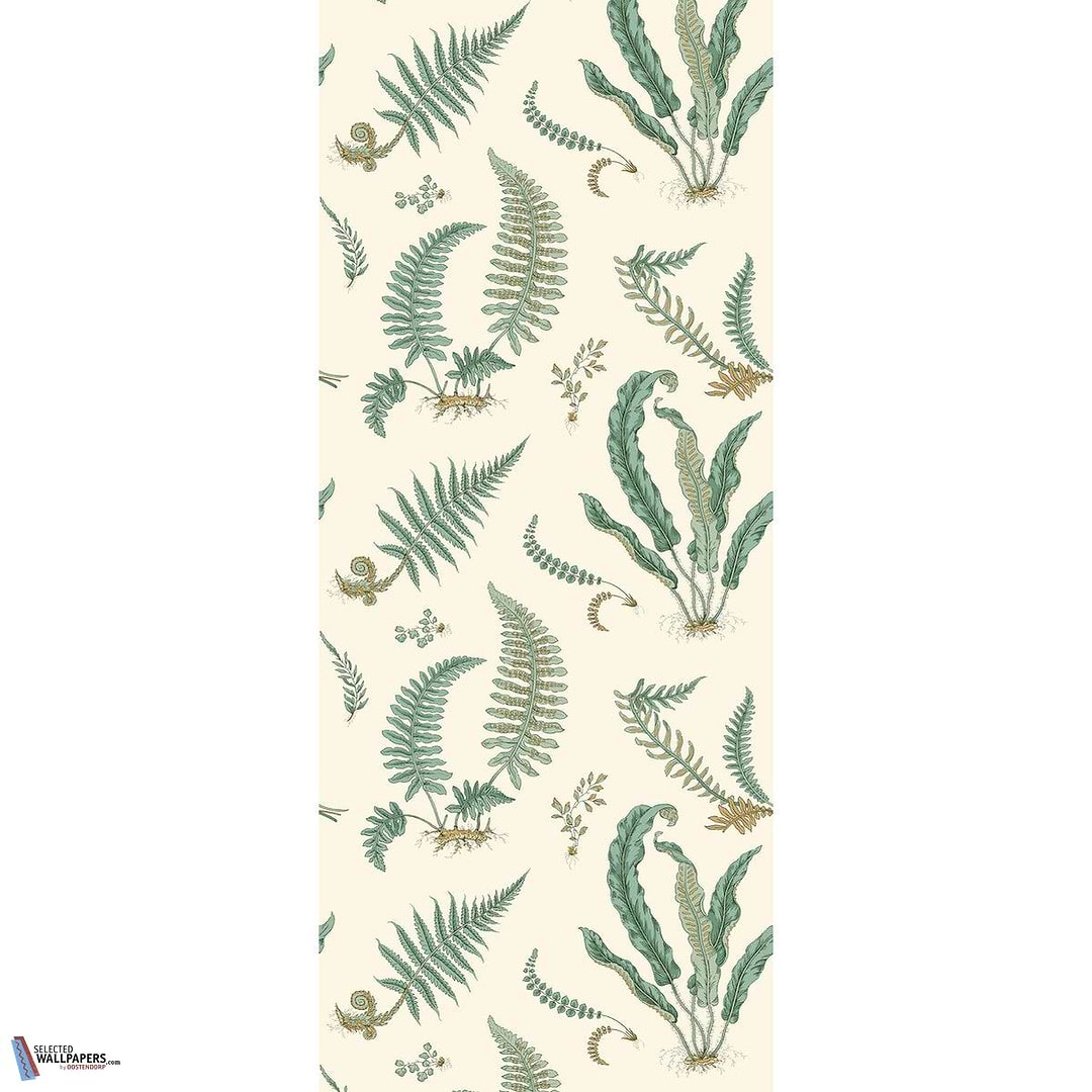 Ferns-behang-Tapete-GP&J Baker-Verdigris-Rol-BW45122.4-Selected Wallpapers