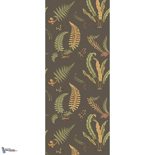 Ferns-behang-Tapete-GP&J Baker-Charcoal-Rol-BW45122.5-Selected Wallpapers