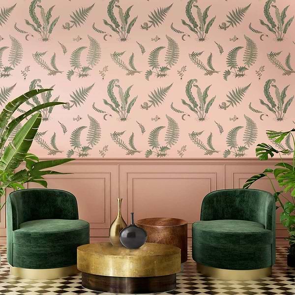 Ferns-behang-Tapete-GP&J Baker-Selected Wallpapers