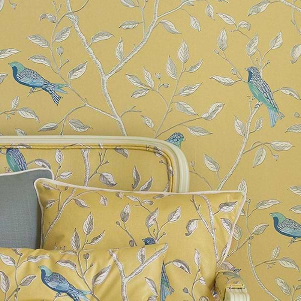 Finches-behang-Tapete-Sanderson-Selected Wallpapers