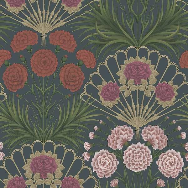 Flamenco Fan-behang-Tapete-Cole & Son-Magenta & Red-Rol-117/14044-Selected Wallpapers