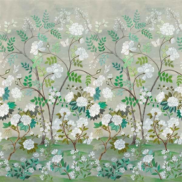Fleur Orientale-Wallpaper-Designers Guild-Celadon-Roll-PDG1152/01-Selected Wallpapers