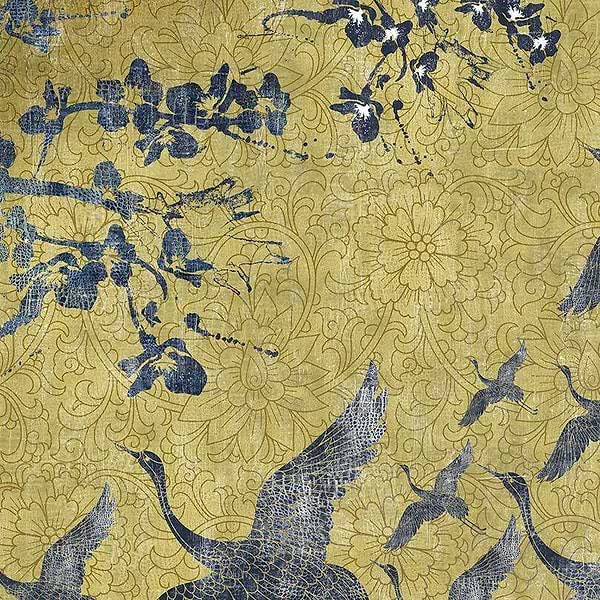 Flight Effect-behang-Tapete-Muance-Geel-Vinyl-MU11066-Selected Wallpapers