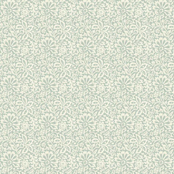 Flora-Behang-Tapete-GP&J Baker-Aqua-Rol-BW45097.4-Selected Wallpapers