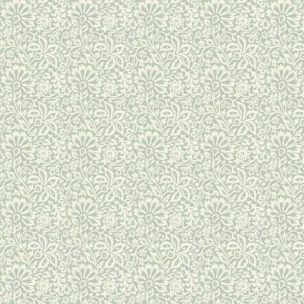 Flora-Behang-Tapete-GP&J Baker-Aqua-Rol-BW45097.4-Selected Wallpapers