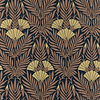 Floral Fanfare-Behang-Tapete-1838 wallcoverings-Burnt Orange-Rol-2311-171-03-Selected Wallpapers