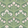 Floral Kingdom-behang-Tapete-Cole & Son-Ballet Slipper & Leaf Green-Rol-116/3009-Selected Wallpapers
