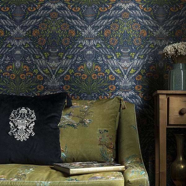 Floral Ornament-behang-Tapete-Mind the Gap-Selected Wallpapers