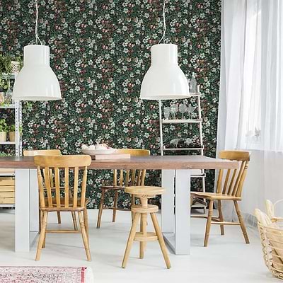 Floral Tapestry-Behang-Tapete-Coordonne-Selected Wallpapers