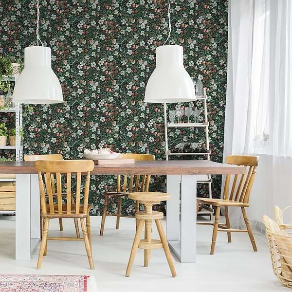 Floral Tapestry-Behang-Tapete-Coordonne-Selected Wallpapers