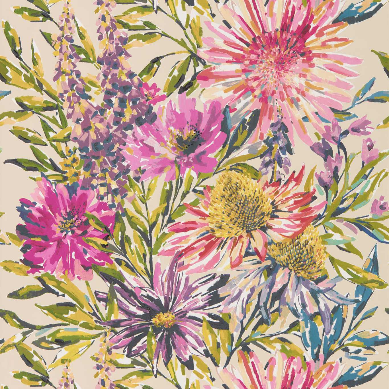 Floreale-behang-Tapete-Harlequin-Tangerine-Rol-111497-Selected Wallpapers
