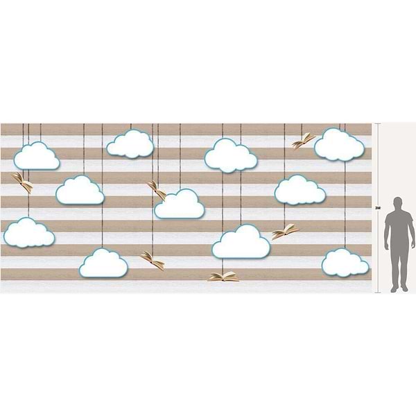 Fly with the Mind-behang-Tapete-Inkiostro Bianco-Selected Wallpapers