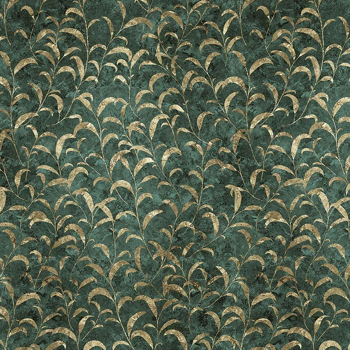 Follie-behang-Tapete-Inkiostro Bianco-1-Gold Leaf-INKIOLR1801-Selected Wallpapers