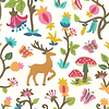 Forest of Dean-Behang-Tapete-Sanderson-Bright Multi-Rol-217217-Selected Wallpapers
