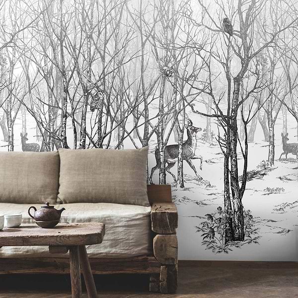 Foret Enchantee-behang-Tapete-Isidore Leroy-Selected Wallpapers