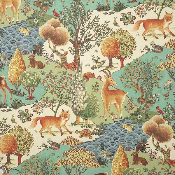 Foret d'Eden-Behang-Tapete-Pierre Frey-Sous Bois-Meter (M1)-FP951001-Selected Wallpapers