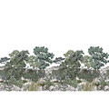 Foret de Bretagne-behang-Tapete-Isidore Leroy-Selected Wallpapers