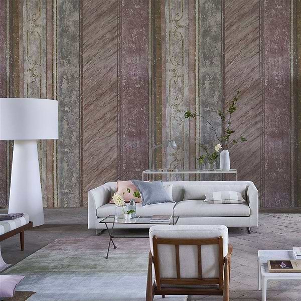 Foscari Fresco Scene 2-behang-Tapete-Designers Guild-Tuberose-Set-PDG1098/01-Selected Wallpapers