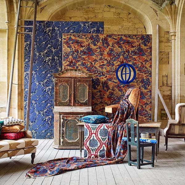 French Marble-Behang-Tapete-Zoffany-Selected Wallpapers