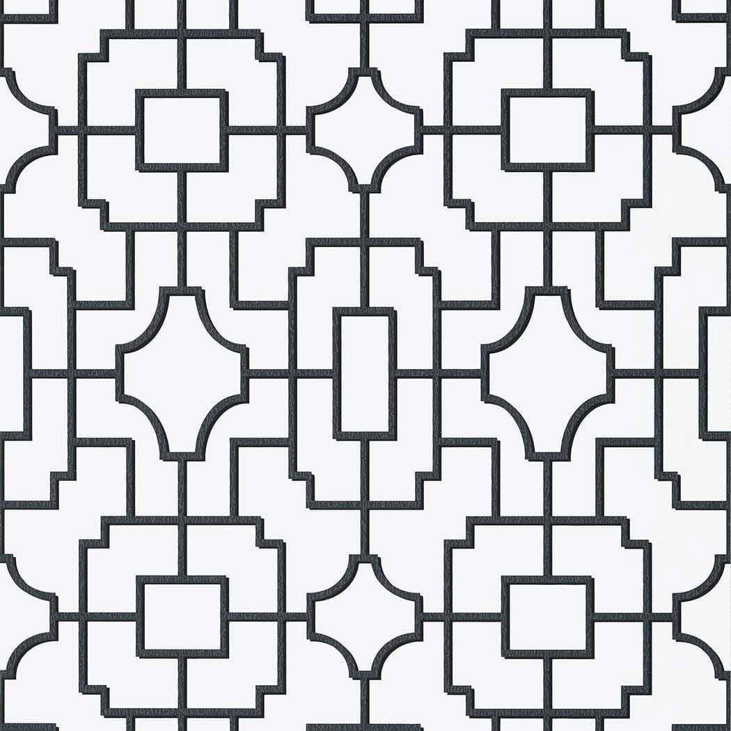 Fretwork-Behang-Tapete-Thibaut-Black-Rol-T20871-Selected Wallpapers