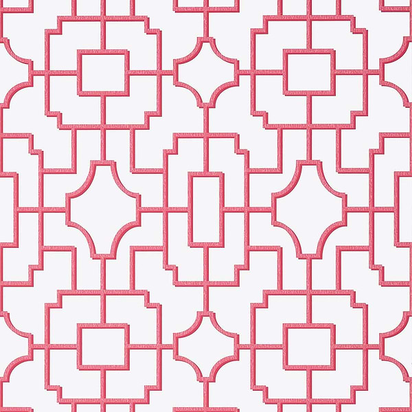 Fretwork-Behang-Tapete-Thibaut-Pink-Rol-T20872-Selected Wallpapers