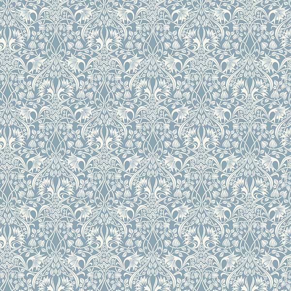 Fritillerie-Behang-Tapete-GP&J Baker-Blue-Rol-BW45102.2-Selected Wallpapers