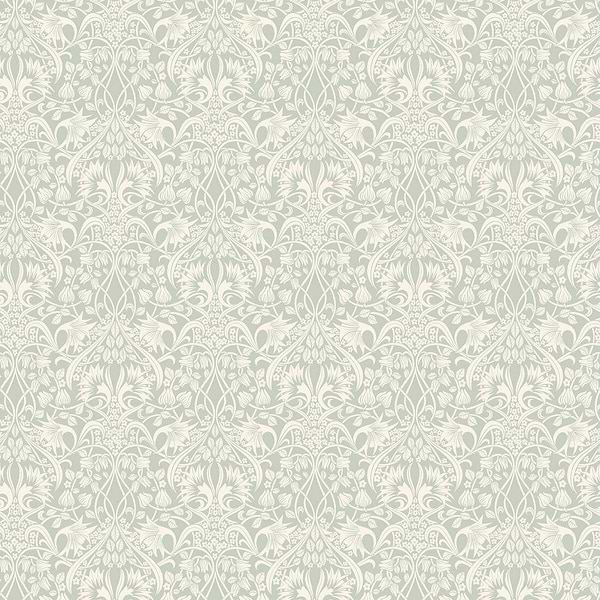 Fritillerie-Behang-Tapete-GP&J Baker-Aqua-Rol-BW45102.3-Selected Wallpapers