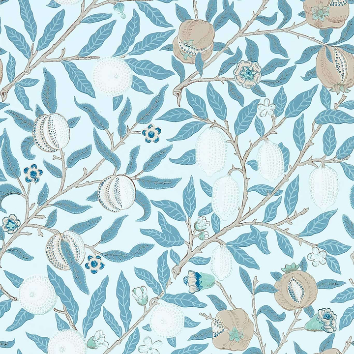 Fruit-Behang-Tapete-Morris & Co-Slate/Vellum-Rol-217084-Selected Wallpapers