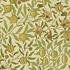 Fruit-behang-Tapete-Morris & Co-Lime Green/Tan-Rol-210427-Selected Wallpapers