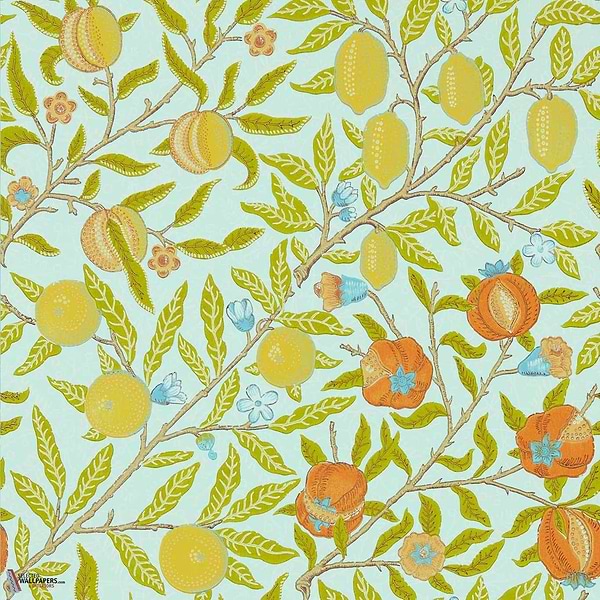Fruit-Tapete-Morris & Co-Sky-Rolle-217102-Selected Wallpapers