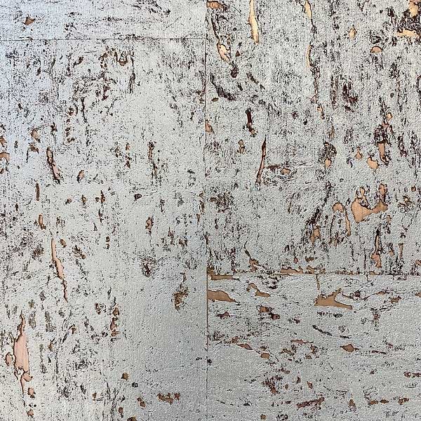 Metallic Cork II behang-behang-Greenland-Gilded White-Meter (M1)-Selected Wallpapers & Interiors