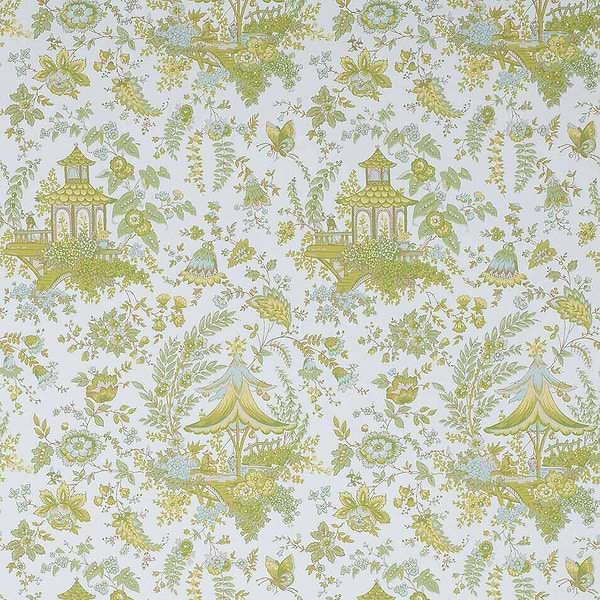 Gasaki-behang-Tapete-Boussac-Lime Green-W4516001-Selected Wallpapers